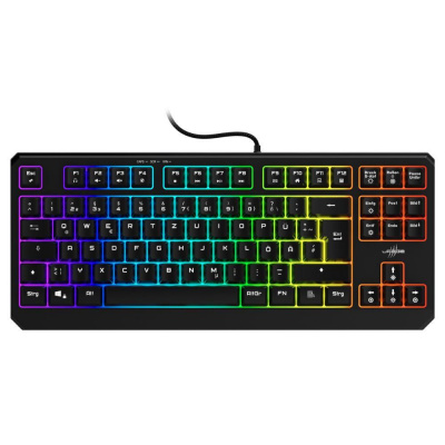 Hama uRage Exodus 220 TKL RGB LED Gamer Billentyűzet - Magyar kiosztás