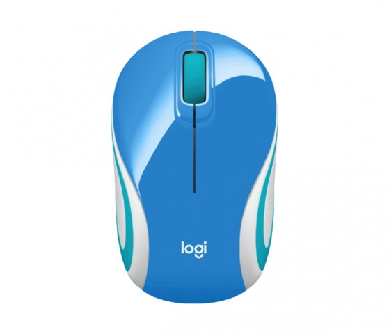 Logitech M187 mini vezeték nélküli egér - kék