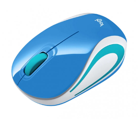 Logitech M187 mini vezeték nélküli egér - kék