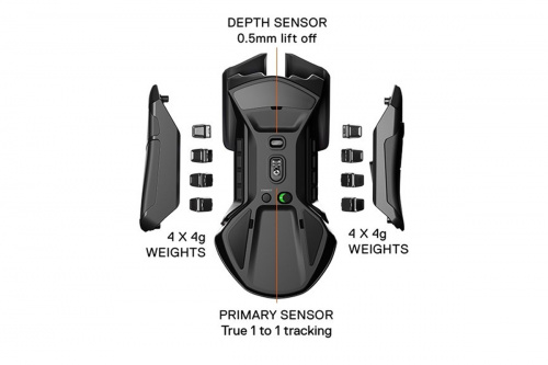 SteelSeries Rival 650 - Fekete - Vezeték Nélküli Gaming Egér