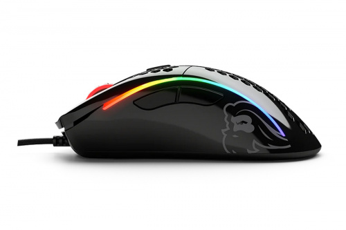 Glorious Model D Glossy - RGB Optikai Gaming Egér - Fényes Fekete