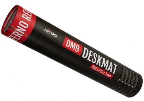 Nitro Concepts Deskmat DM9 Szövet Egérpad - 90 cm x 40 cm - Fekete/Piros