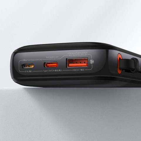 Baseus Qpow Pro Powerbank 10000mAh 20W Fekete