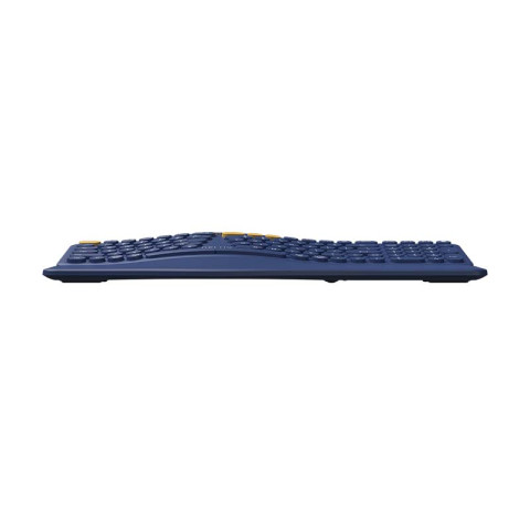 Delux GM903CV BT+2.4G Vezeték nélküli ergonomikus billentyűzet (kék)