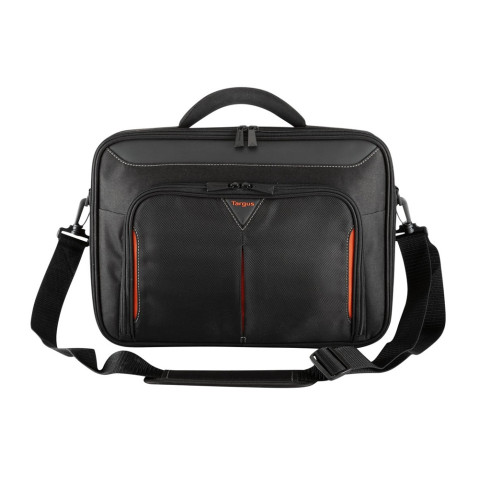 TARGUS Notebook táska Briefcase / Classic 14" Clamshell Case - Black/Red