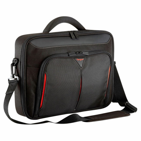 TARGUS Notebook táska Briefcase / Classic 14" Clamshell Case - Black/Red