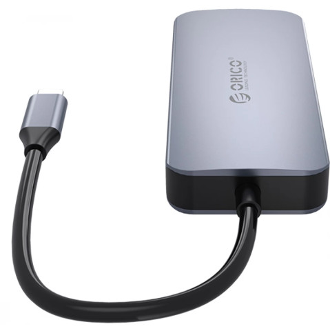 Orico Hub adapter 6 az 1-ben HDMI 4K + 3x USB 3.0 + RJ45 + USB-C PD 100W