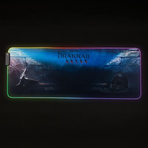 Konix Drakkar Hetland RGB XL Gamer Egérpad - színes