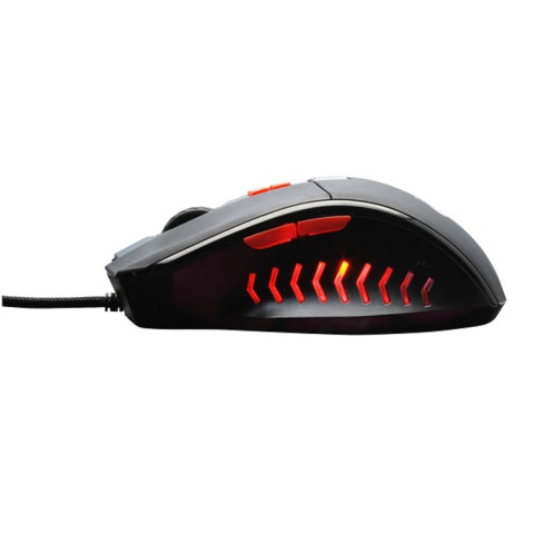 Konix Drakkar Runemaster Evo Vezetékes Gamer Egér - Fekete-Piros