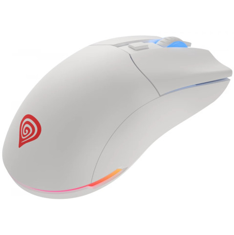 Genesis Zircon X Vezeték nélküli gamer egér Jubileumi kiadás 19000DPI, fehér