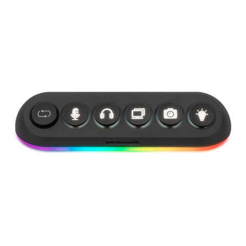 Streamplify Hub Deck 5 - 5 Portos RGB USB Hub - 2 év garancia