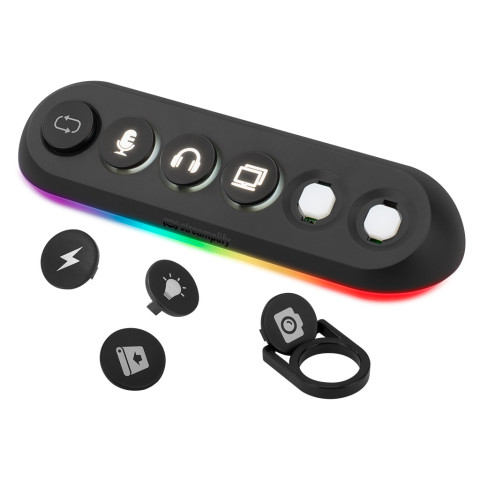 Streamplify Hub Deck 5 - 5 Portos RGB USB Hub - 2 év garancia