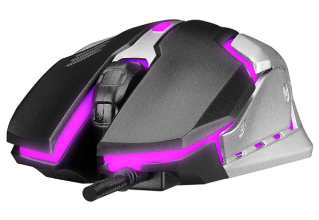 Everest SM-G72 Black RGB vezetékes optikai egér