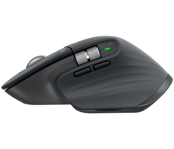Logitech MX Master 3S Vezeték nélküli Egér - Grafitszürke