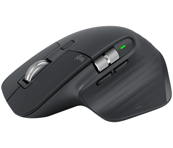 Logitech MX Master 3S Vezeték nélküli Egér - Grafitszürke