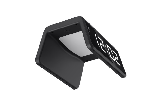 Havit W320 Asztali Digitális Óra + Vezeték Nélküli Töltő - Fekete