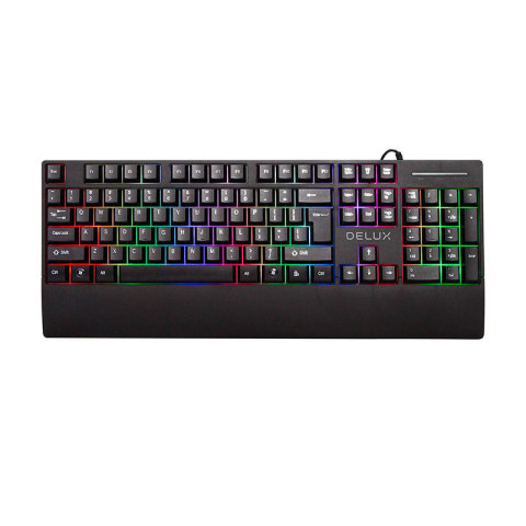 Delux K9852 Gamer Billentyűzet - Angol kiosztás