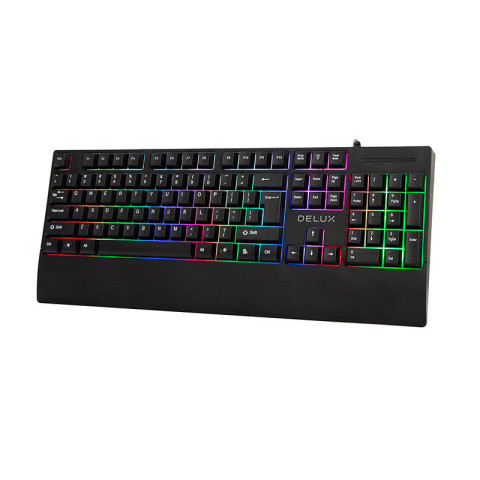 Delux K9852 Gamer Billentyűzet - Angol kiosztás