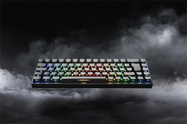 DELTACO Gamer DK440R Vezeték Nélküli Mechanikus Gamer Billentyűzet - Angol kiosztás