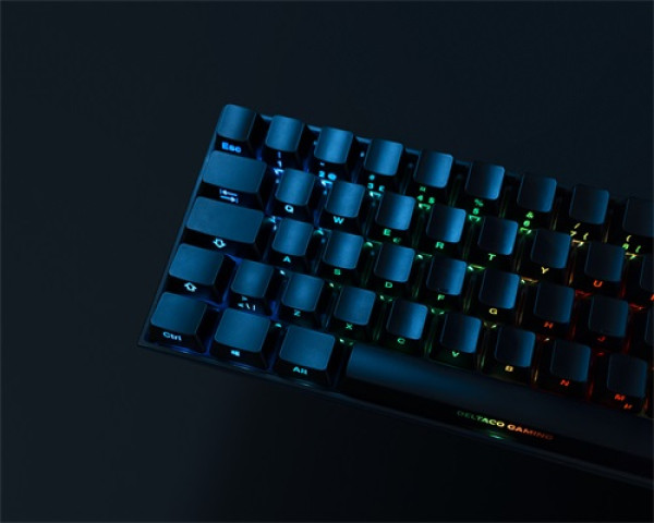 DELTACO Gamer DK440R Vezeték Nélküli Mechanikus Gamer Billentyűzet - Angol kiosztás