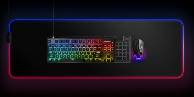 SteelSeries Apex 9 TKL Mechanikus Gamer Billentyűzet - Angol kiosztás