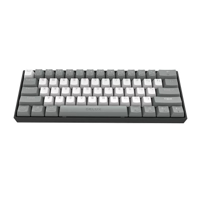 Delux KM33 Vezeték Nélküli Mechanikus Gamer Billentyűzet - Angol kiosztás