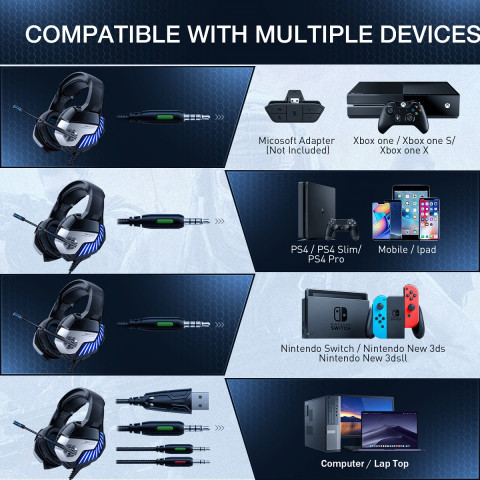 Onikuma K5 PRO Gamer Headset