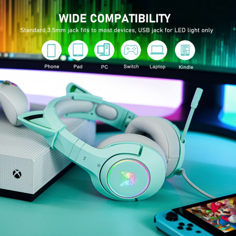 Onikuma K9 Cicafüles Gamer Headset