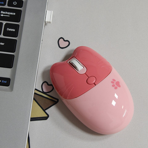 MOFII M3DM Dual Mode Vezeték nélküli Egér 2.4GHz + BT - Pink