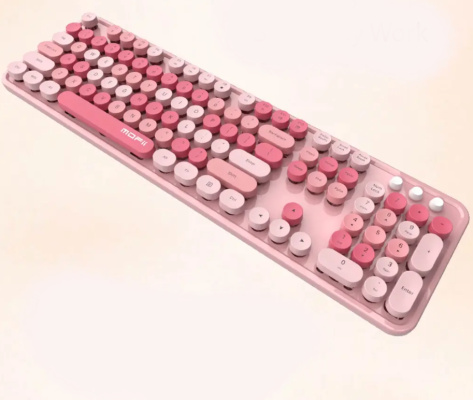 MOFII Sweet Plus Vezeték nélküli Mechanikus Billentyűzet + Egér csomag - Angol Kiosztás