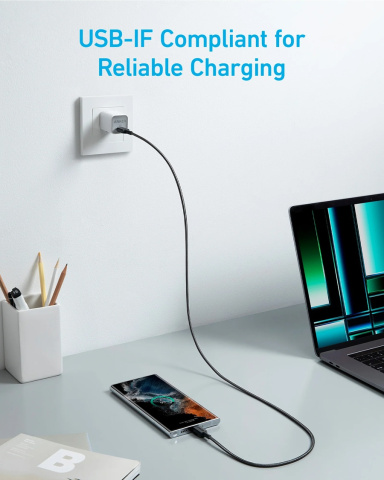 Anker 322 USB-C to USB-C Kábel 1,8M