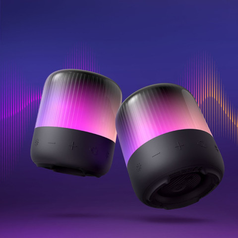 Anker Soundcore Glow Mini Hordozható Bluetooth Hangszóró - Fekete