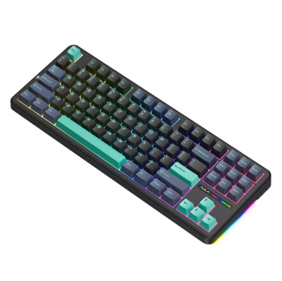 AULA F87 Dark Storm Vezeték Nélküli Mechanikus Gamer Billentyűzet