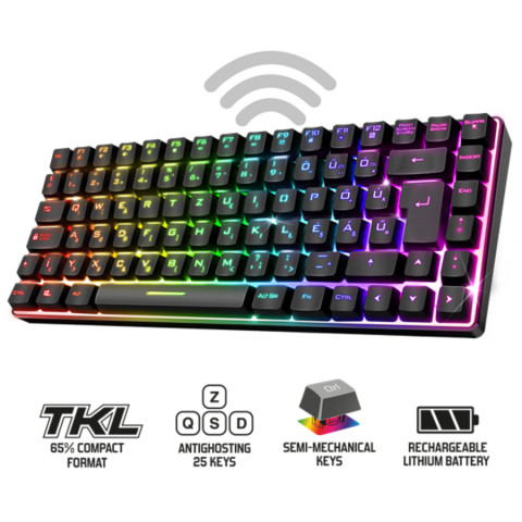 Spirit of Gamer ELITE K70 TKL Gamer billentyűzet - Magyar Kiosztás