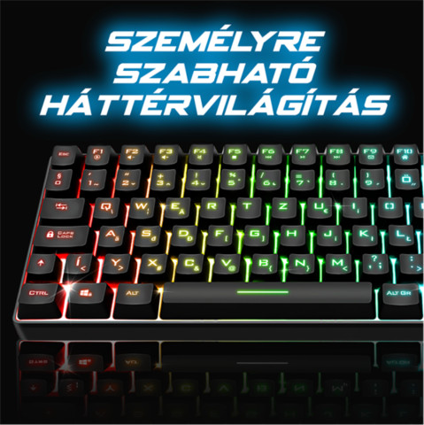 Spirit of Gamer ELITE K70 TKL Gamer billentyűzet - Magyar Kiosztás