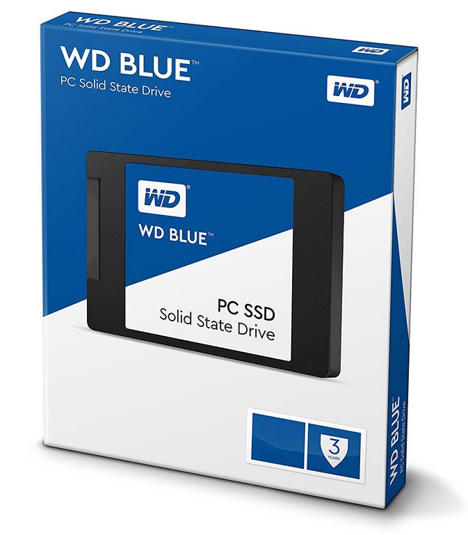 Western Digital WD Blue 250GB SSD SATA3 2.5" WDS250G1B0A - WDS250G1B0A ...