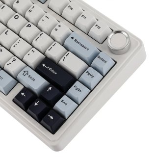 AULA F75 Vezeték Nélküli Mechanikus Gamer Billentyűzet - Fehér-Kék