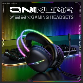 Onikuma X33 RGB Gamer Fejhallgató Type-C