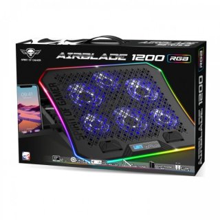 Spirit of Gamer AIRBLADE 1200 RGB Gamer Notebook Hűtőpad 17"