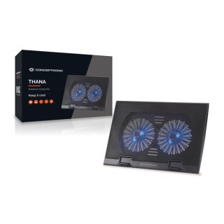 Conceptronic THANA02B Gamer Hűtőpad 17"-ig
