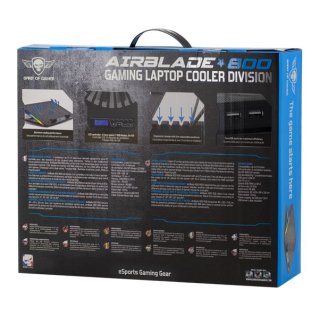 Spirit of Gamer AIRBLADE 800 RGB Gamer Notebook Hűtőpad 17"