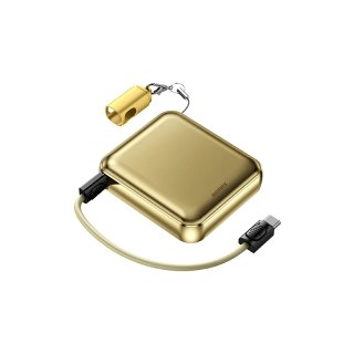 Remax FCP-9 Mini Aluminum Gyorstöltő Powerbank 10000mAh - Arany