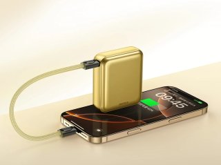 Remax FCP-9 Mini Aluminum Gyorstöltő Powerbank 10000mAh - Arany