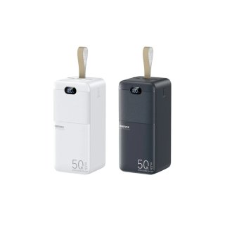Remax Piloteer Series RPP-117 Gyorstöltő Powerbank 50000mAh - Fekete