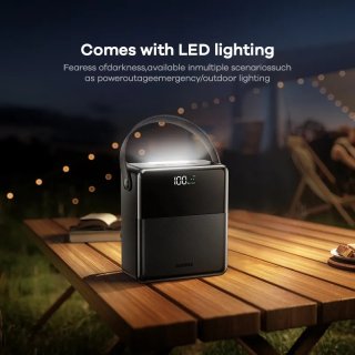Remax Piloteer Series FP-1 Gyorstöltő Powerbank 100000mAh - Fekete