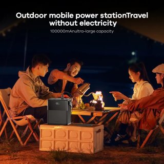 Remax Piloteer Series FP-1 Gyorstöltő Powerbank 100000mAh - Fekete