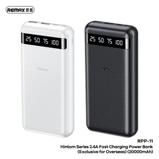 Remax Hintom Series RPP-11 Gyorstöltő Powerbank 20000mAh - Fehér