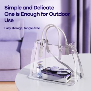 Remax Linon Series 3 in 1 Retractable kábel 66W - Lila