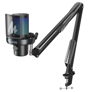 MAONO DM40 Pro S USB Vezeték Nélküli Streamer/Gamer Mikrofon Kit RGB