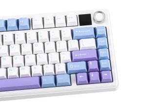 AULA F75 Max Vezeték Nélküli Mechanikus Gamer Billentyűzet - Fehér-Kék